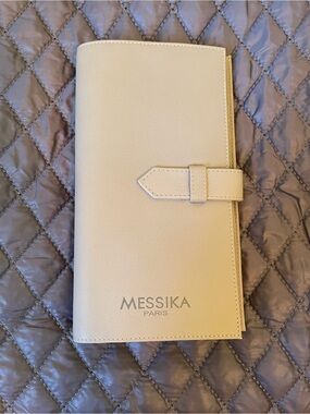 Messika Cream Leatherette Jewelry Portfolio